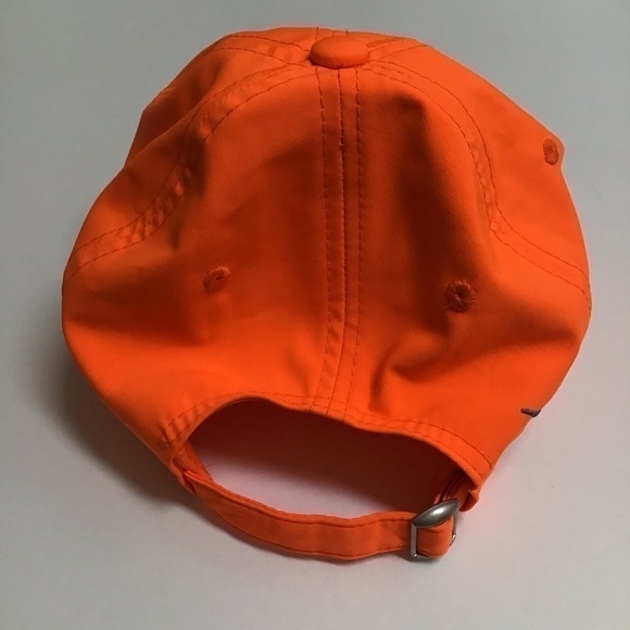 Salt Life Neon Orange YOUTH Hat Cap Aqua Embroidery Adjustable Slide Strap Beach - Picture 14 of 14
